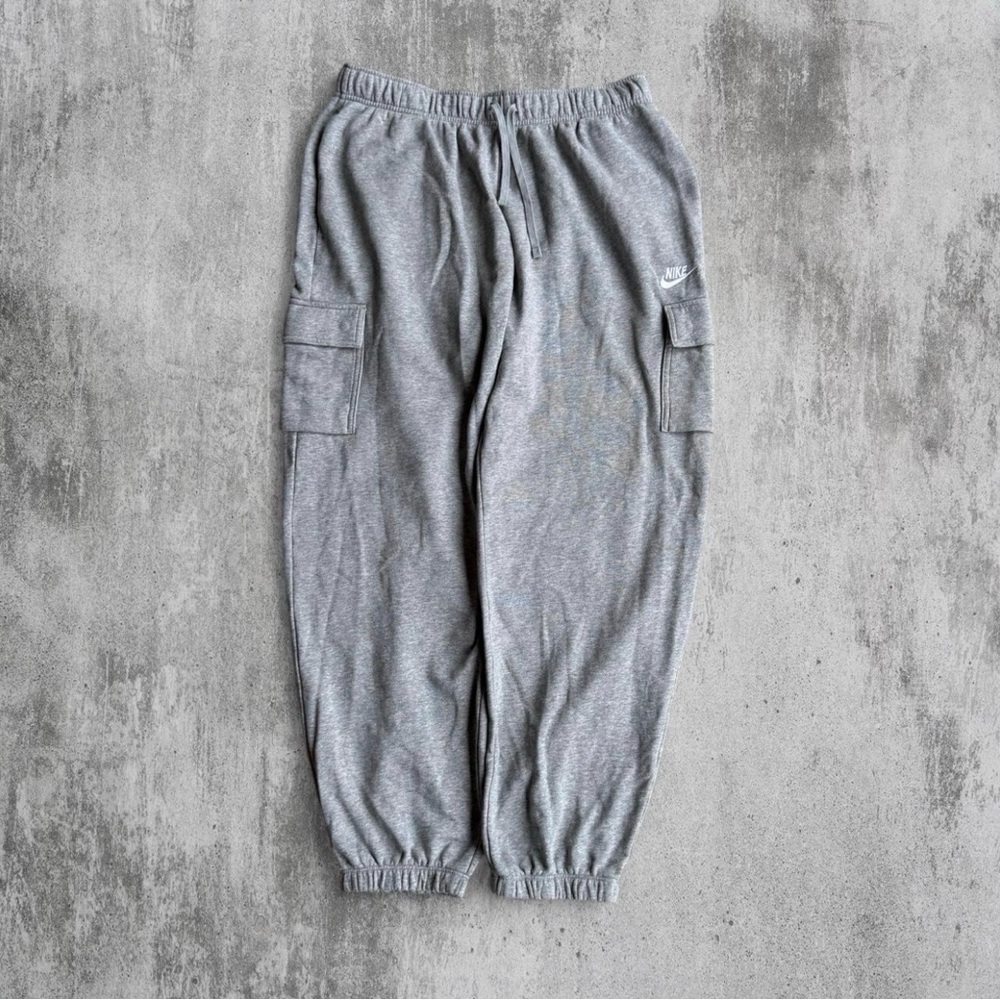 Nike Cargo Baggy Wide Leg Athletic Gym Joggers Mens Large